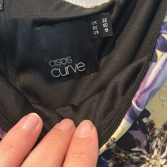 ASOS Strapless Peplum Bodycon Dress - Picture 3 of 3